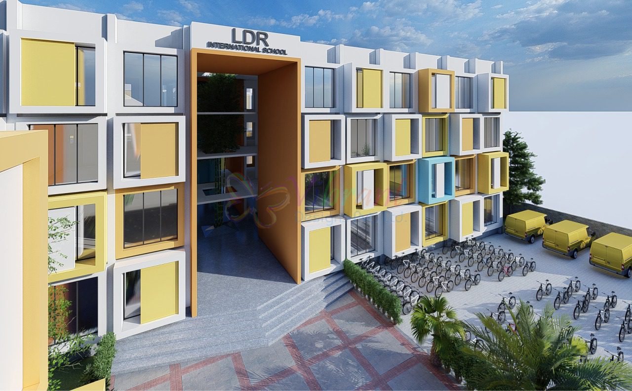 LDR International School 3D renders interior design